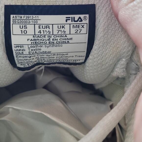 Fila Memory Workshift women's size 10 white - Picture 9 of 9